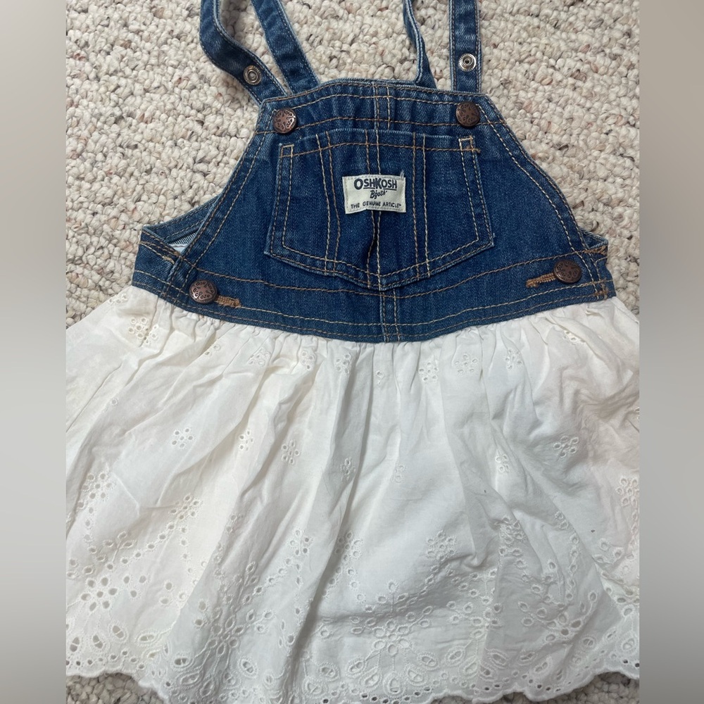 OshKosh Eyelet Overall Dress